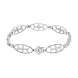 18K White Gold 2.80 Carat Diamond Bracelet Fine Jewellery Modaselle