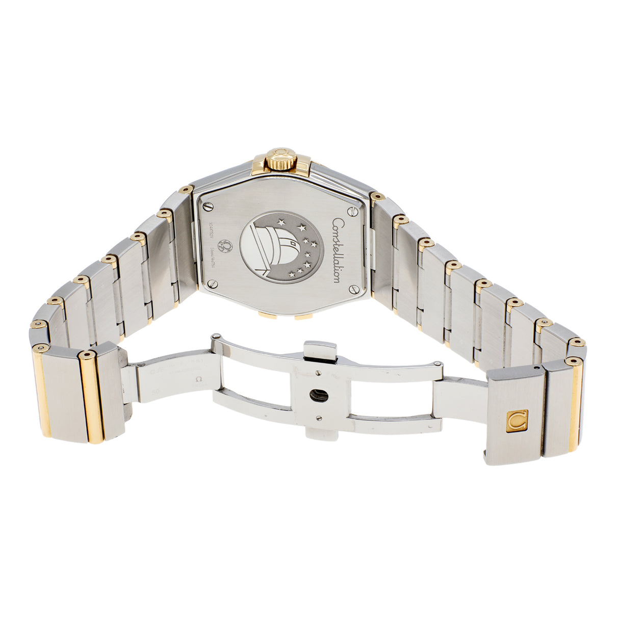 Omega Stainless Steel 18K Yellow Gold Constellation 123.20.35.60.08.001 Watches Omega
