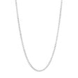 10K White Gold Curb Chain Fine Jewellery Modaselle
