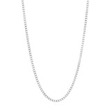 10K White Gold Curb Chain Fine Jewellery Modaselle