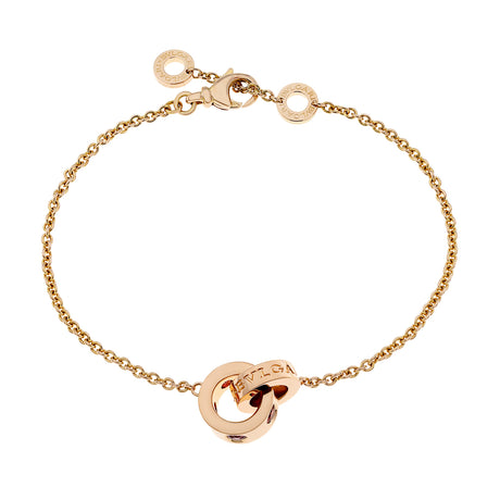 Bulgari 18K Rose Gold Roman Sorbet Bracelet Designer Jewellery Bulgari