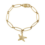 Tiffany & Co. 18K Yellow Gold Diamond Starfish Bracelet Designer Jewellery Tiffany and Co