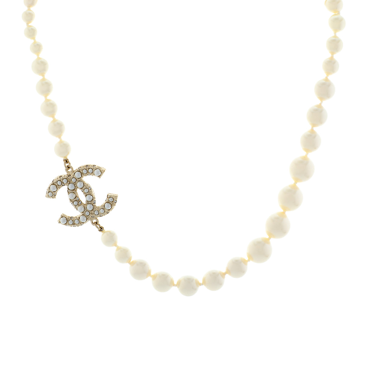 Chanel Pearl CC Choker Necklace Designer Jewellery Chanel