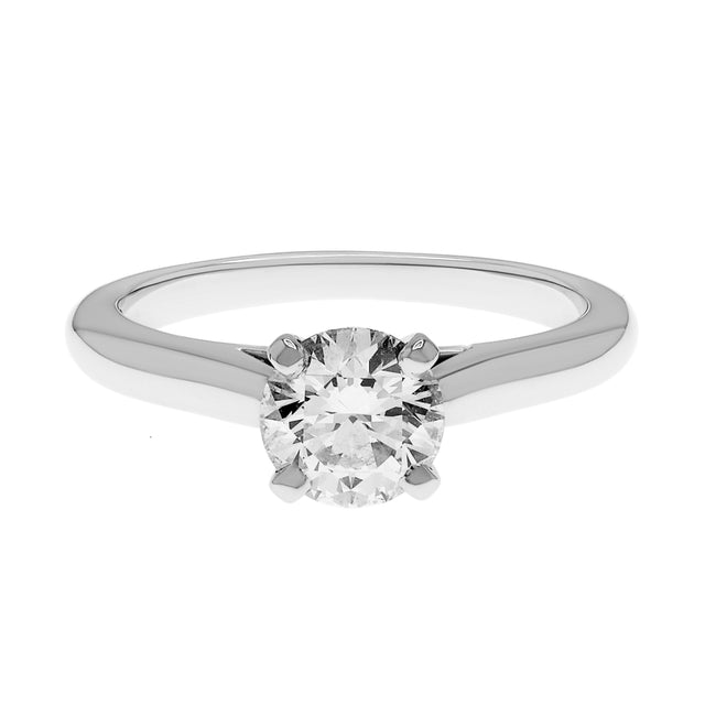 Cartier Platinum 0.80 Carat Diamond 1895 Solitaire Ring Designer Jewellery Cartier