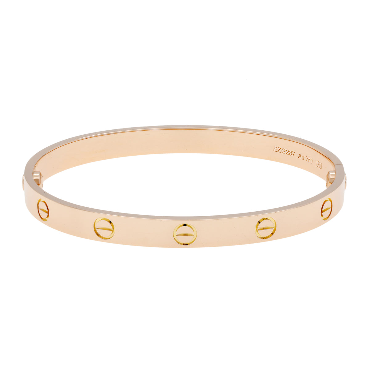 Cartier 18K Rose Gold Classic Love Bracelet Designer Jewellery Cartier