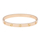 Cartier 18K Rose Gold Classic Love Bracelet Designer Jewellery Cartier