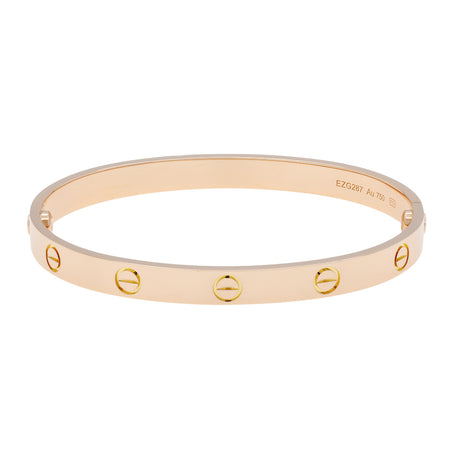 Cartier 18K Rose Gold Classic Love Bracelet Designer Jewellery Cartier