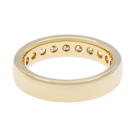 14K Yellow Gold 1.00 Carat Diamond Channel Set Ring Fine Jewellery Modaselle