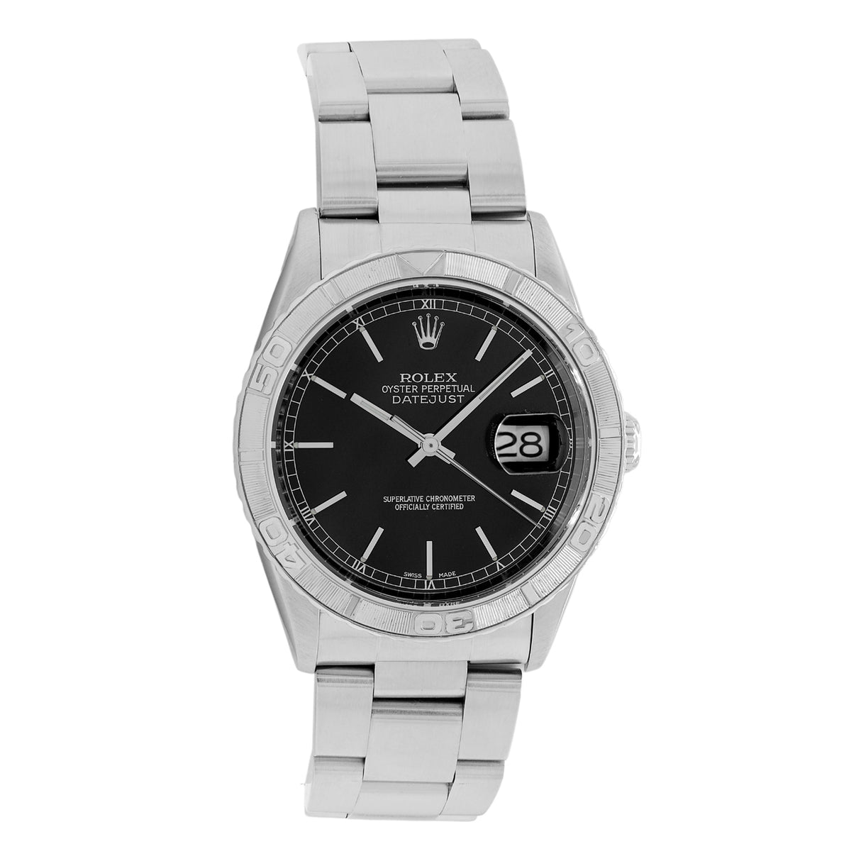 Rolex Stainless Steel Datejust Turn-O-Graph 16264 Watches Rolex