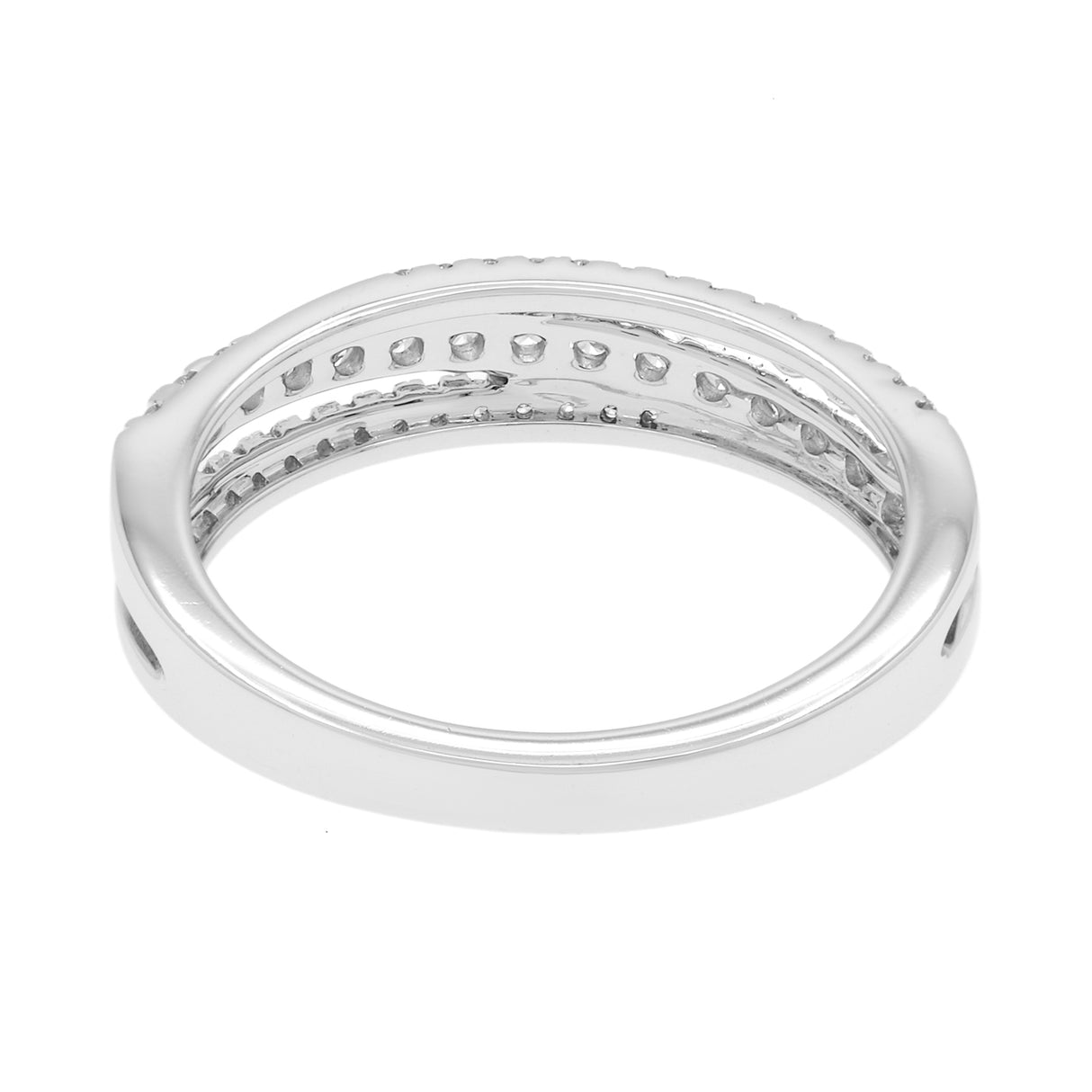 14K White Gold 0.50 Carat Diamond Band Ring Fine Jewellery Modaselle