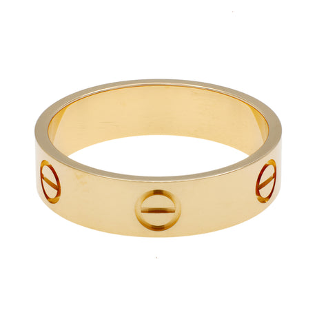 Cartier 18K Yellow Gold Classic Love Ring Designer Jewellery Cartier