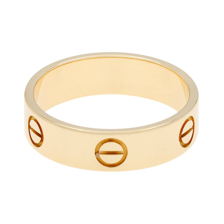 Cartier 18K Yellow Gold Classic Love Ring Designer Jewellery Cartier