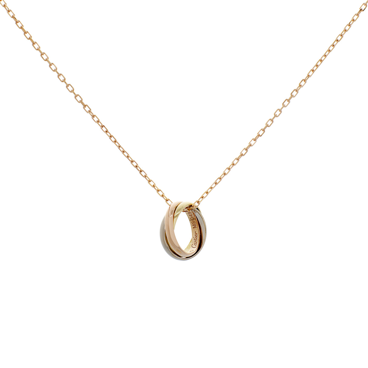 Cartier 18K Trinity Necklace Designer Jewellery Cartier