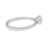 18K White Gold 0.62 Carat Solitaire Diamond Ring Fine Jewellery Modaselle