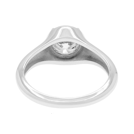 18K White Gold 1.17 Carat Diamond Illusion Solitaire Ring Fine Jewellery Modaselle