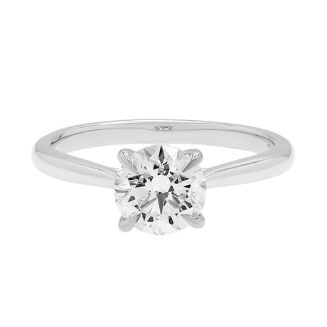 18K White Gold 1.02 Carat Diamond Solitaire Ring Fine Jewellery Modaselle