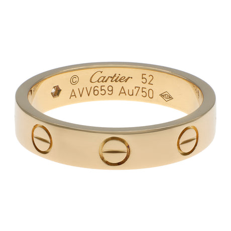 Cartier 18K Yellow Gold Diamond Love Wedding   Band