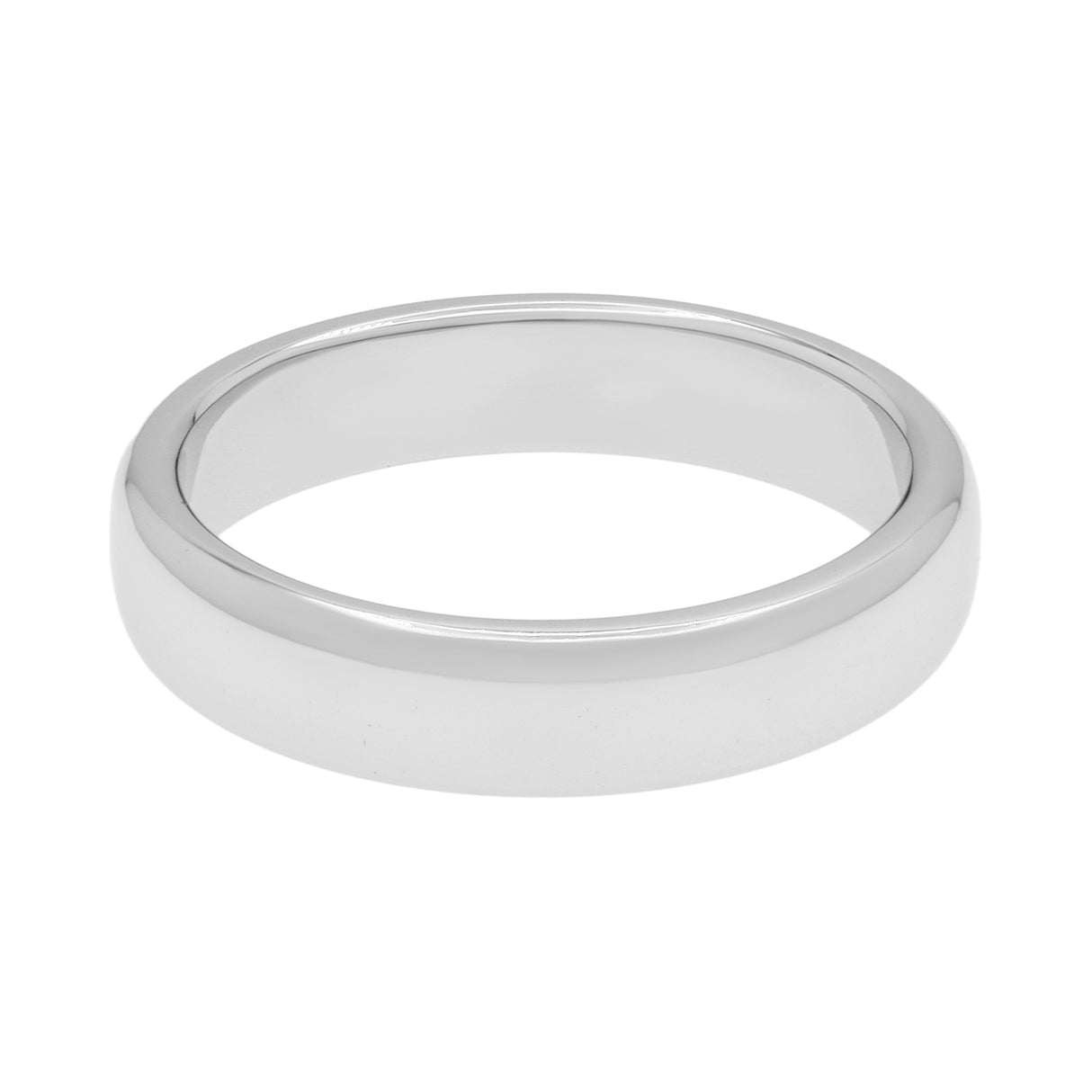 Tiffany & Co. Platinum 4.5mm Forever Wedding Band Ring Designer Jewellery Tiffany and Co