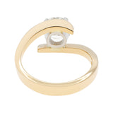 18K Yellow Gold 0.93 Carat Diamond Solitaire Ring Fine Jewellery Modaselle