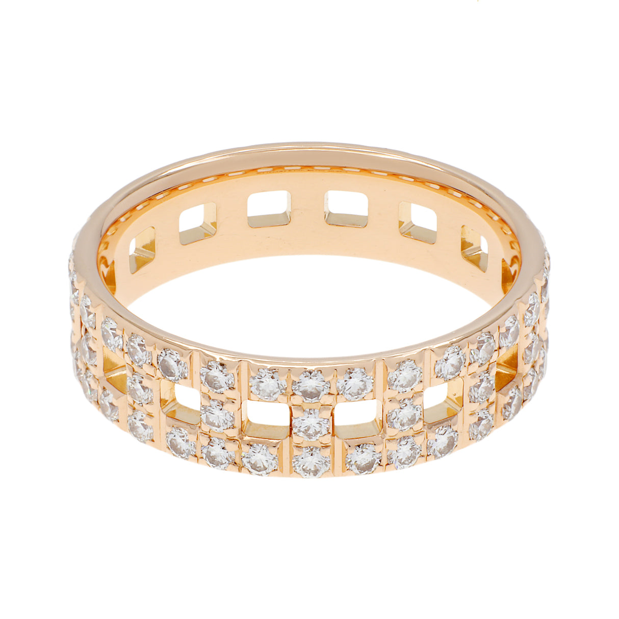 Tiffany & Co. 18K Yellow Gold Diamond T True Wide Ring Designer Jewellery Tiffany and Co