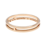 Hermes 18K Rose Gold Ariane Wedding Band Designer Jewellery Hermes