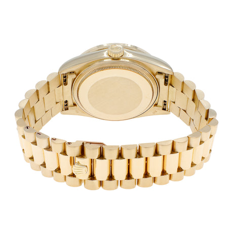 Rolex 18K Yellow Gold Diamond Day-Date President 18038 Watches Rolex