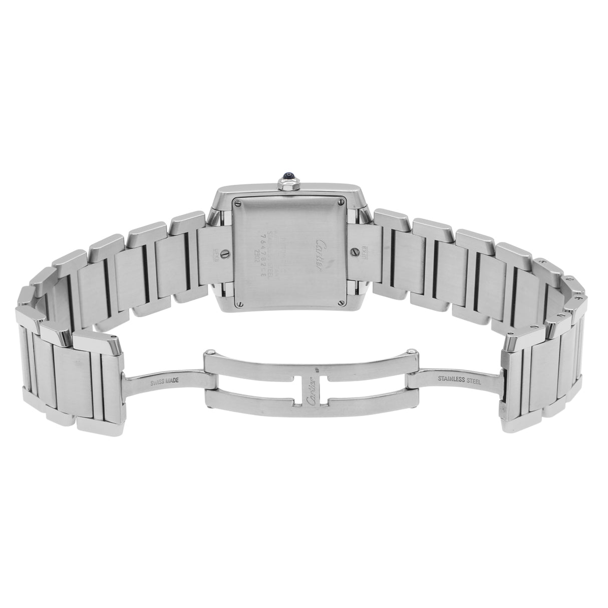 Cartier Stainless Steel Tank Francaise Automatic W51002Q3