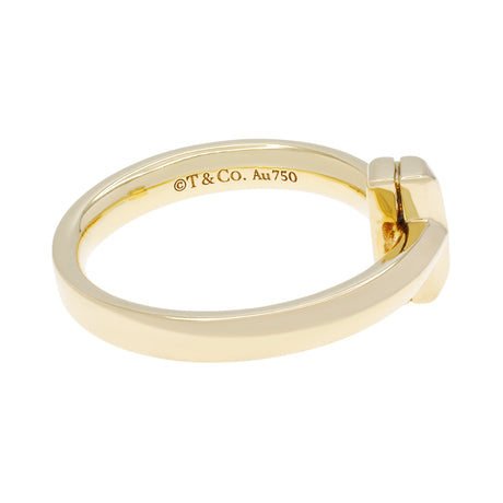 Tiffany & Co. 18K Yellow Gold Diamond T1 Ring Designer Jewellery Tiffany and Co