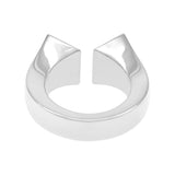 Hermes Sterling Silver Large Clou de Forge Ring Designer Jewellery Hermes