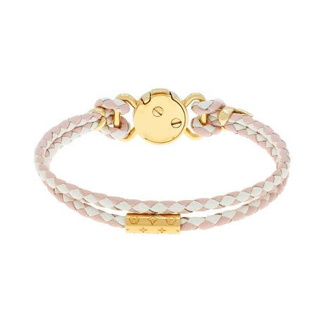 Louis Vuitton Braided Calfskin Clic It Fun and Sun Bracelet Designer Jewellery Louis Vuitton