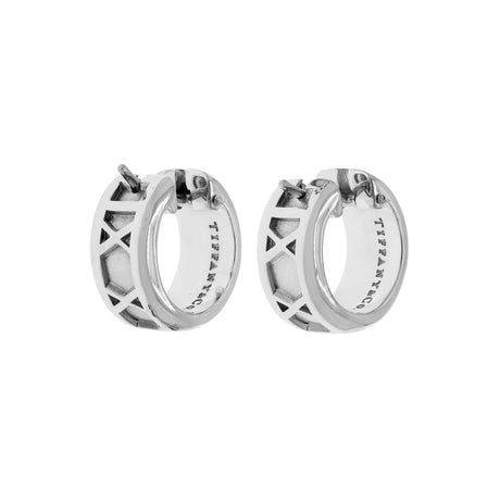 Tiffany & Co. Sterling Silver Vintage Atlas Earrings Designer Jewellery Tiffany and Co