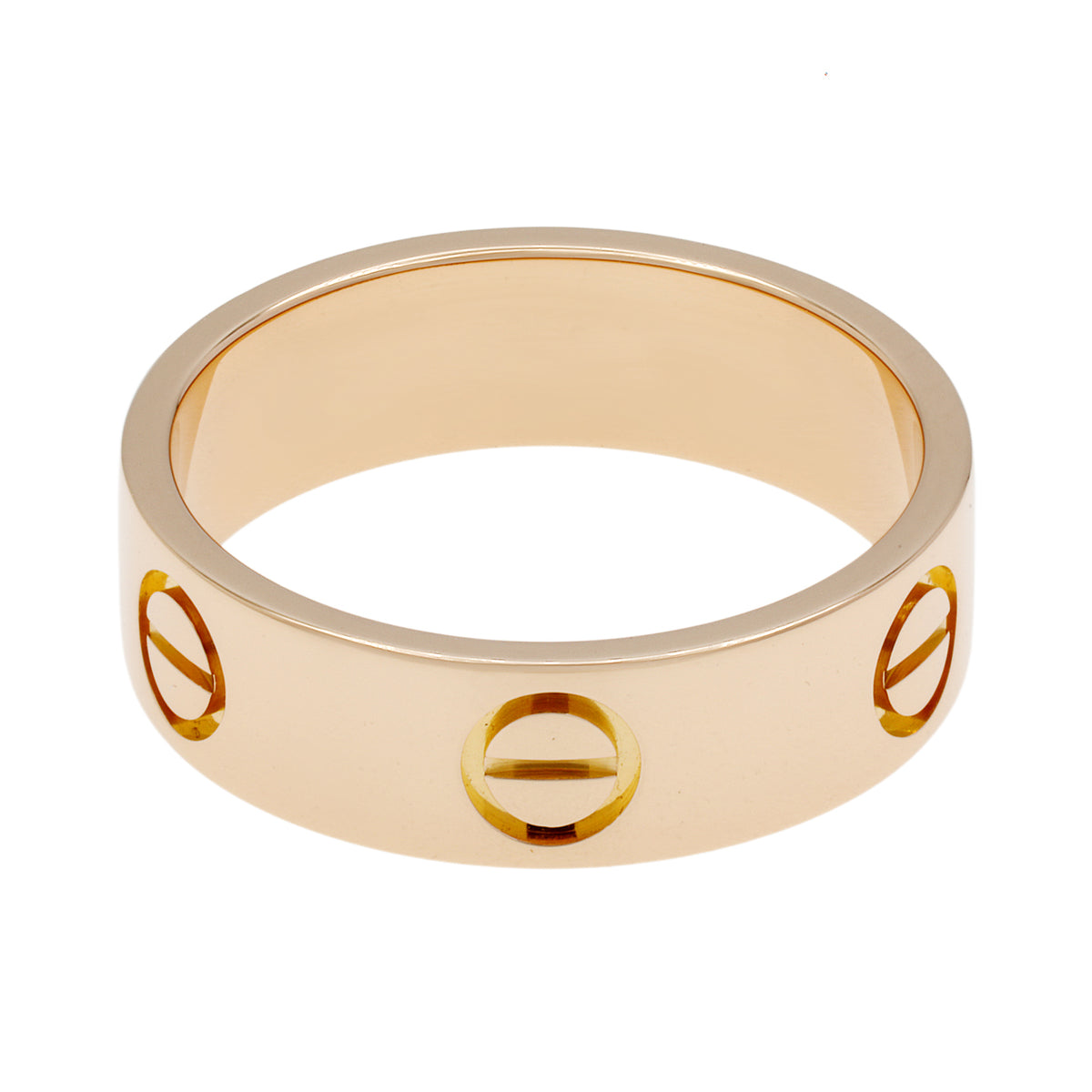 Cartier 18K Rose Gold Classic Love Ring Designer Jewellery Cartier