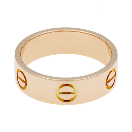 Cartier 18K Rose Gold Classic Love Ring Designer Jewellery Cartier