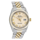 Rolex Stainless Steel 18K Yellow Gold Datejust 36 16013 Watches Rolex