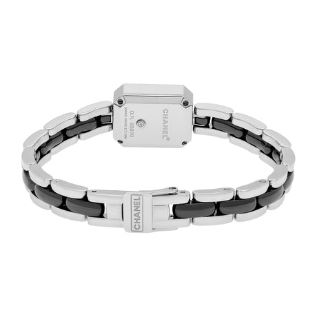 Chanel Stainless Steel Black Ceramic Diamond Premiere H2163 Watches Chanel