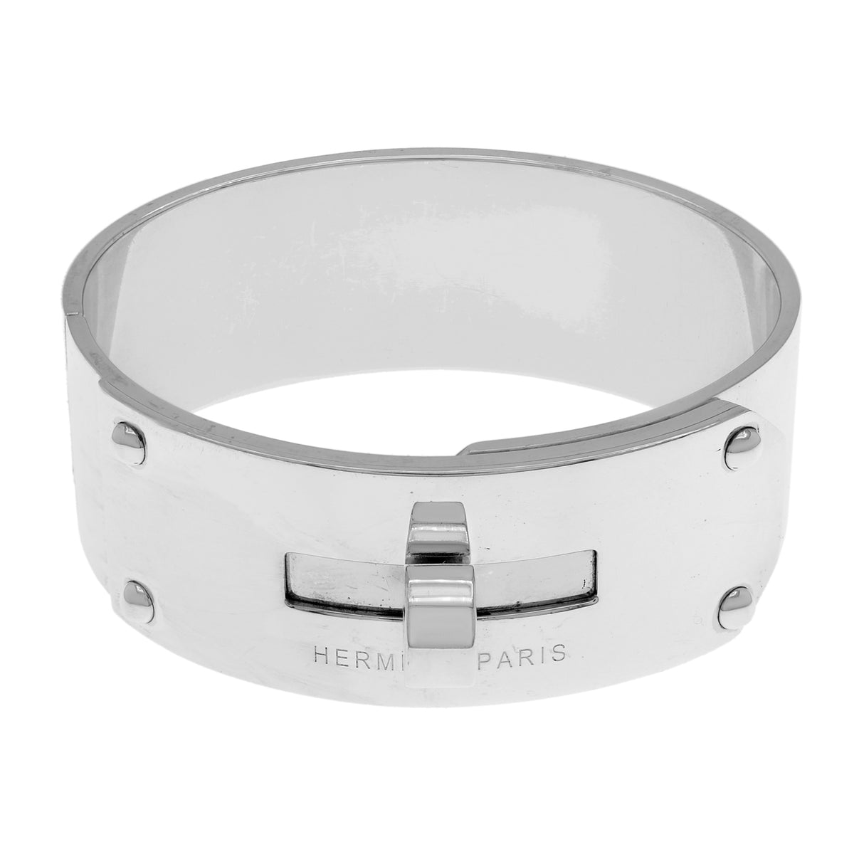 Hermes Sterling Silver Kelly Bracelet MM