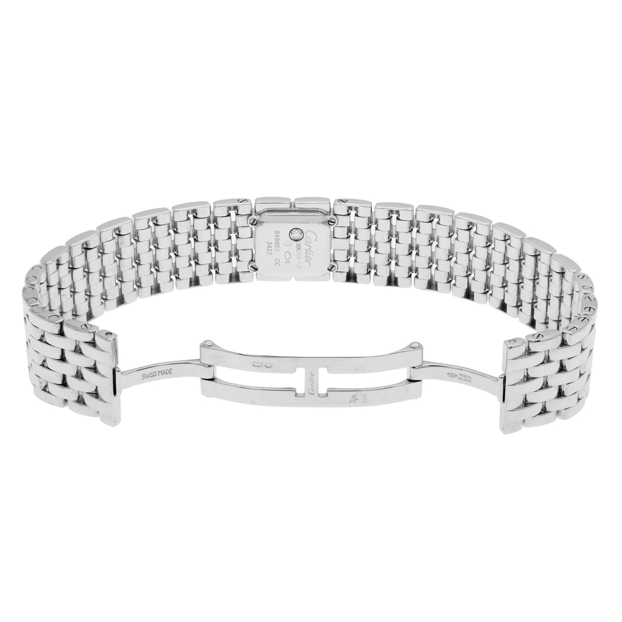 Cartier 18K White Gold Diamond Panthere Ruban 2422