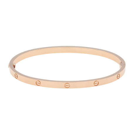 Cartier 18K Rose Gold Small Love Bracelet Designer Jewellery Cartier