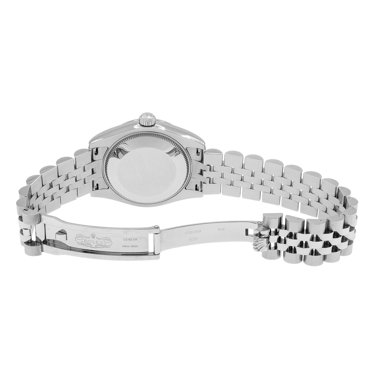 Rolex Stainless Steel 18K White Gold Diamond Datejust 31 178274 Watches Rolex