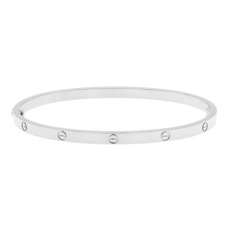 Cartier 18K White Gold Small Love Bracelet Designer Jewellery Cartier
