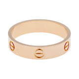 Cartier 18K Rose Gold Classic Love Ring Designer Jewellery Cartier