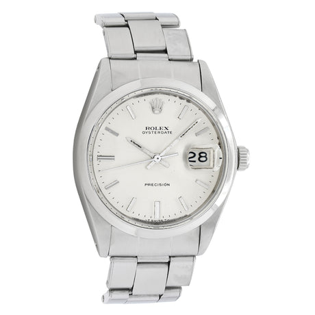 Rolex Stainless Steel Oysterdate Precision 6694 Watches Rolex