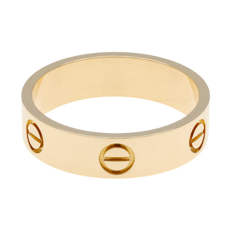 Cartier 18K Yellow Gold Classic Love Ring Designer Jewellery Cartier