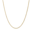 18K Yellow Gold Curb Link Chain Necklace Fine Jewellery Modaselle
