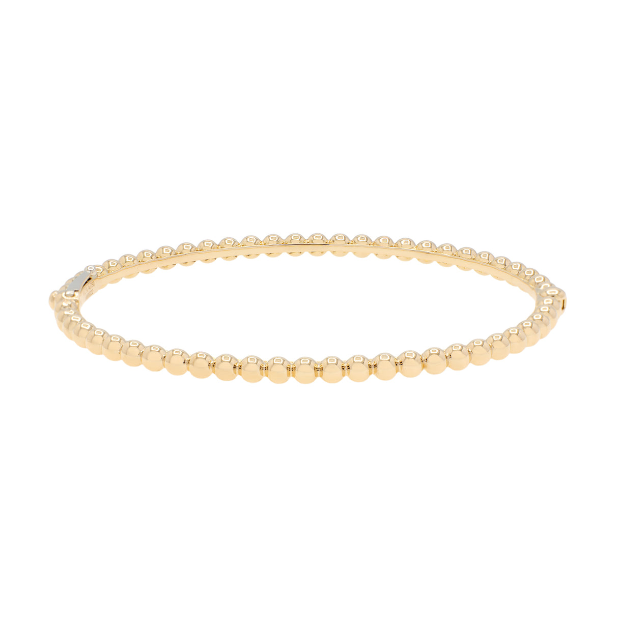 Van Cleef & Arpels 18K Yellow Gold Perlée Pearls of Gold Bracelet Designer Jewellery Van Cleef and Arpels