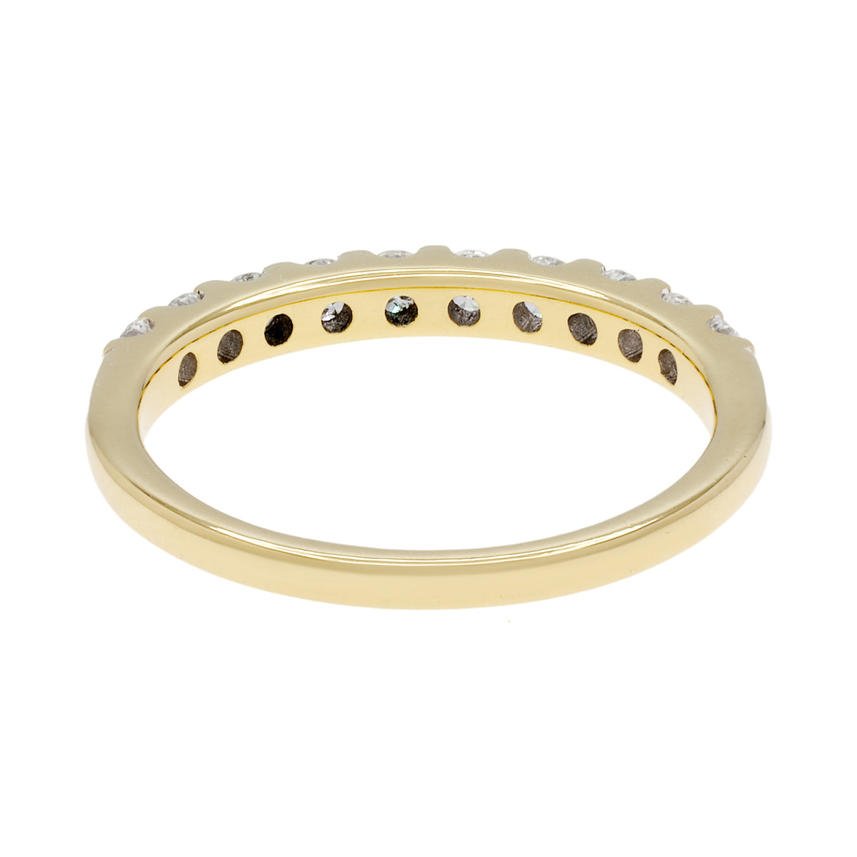18K Yellow Gold 0.45ct Diamond Band Ring Fine Jewellery Modaselle