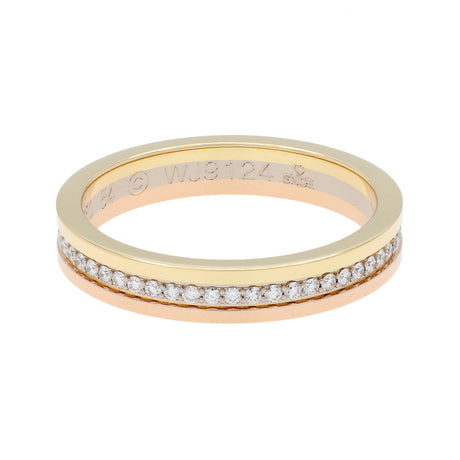 Cartier 18K White Yellow Rose Gold Diamond Vendome Louis Cartier Wedding Band Ring Designer Jewellery Cartier