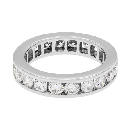 Platinum 2.00 Carat Diamond Channel Set Eternity Ring Fine Jewellery Modaselle