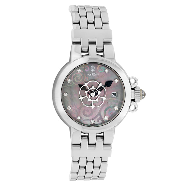 Tudor Stainless Steel Claire De Rose 35100 Watches Tudor
