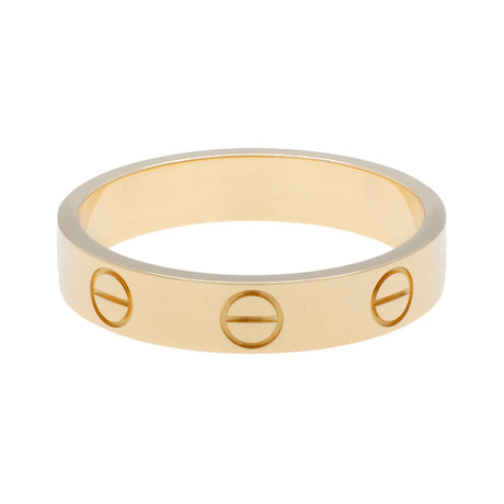 Cartier 18K Yellow Gold Love Wedding Band Designer Jewellery Cartier